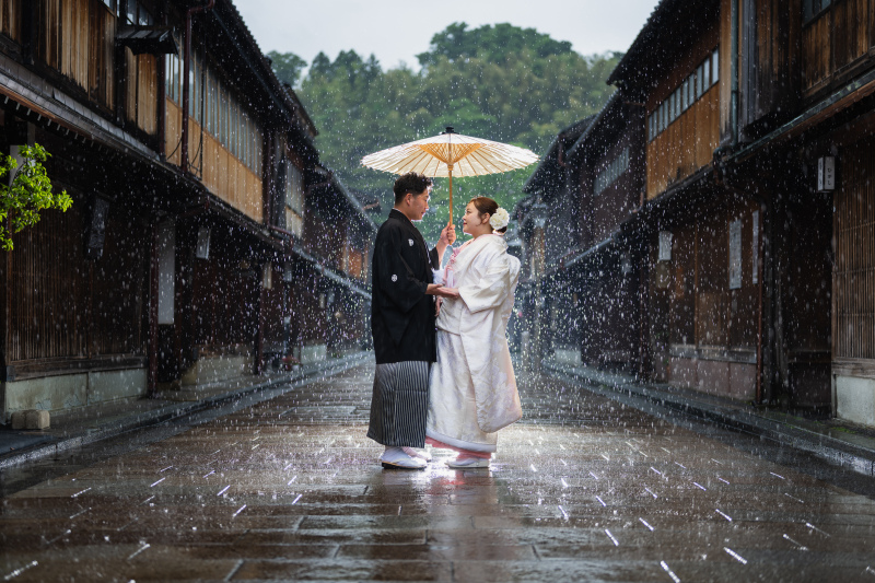 雨の東茶屋街