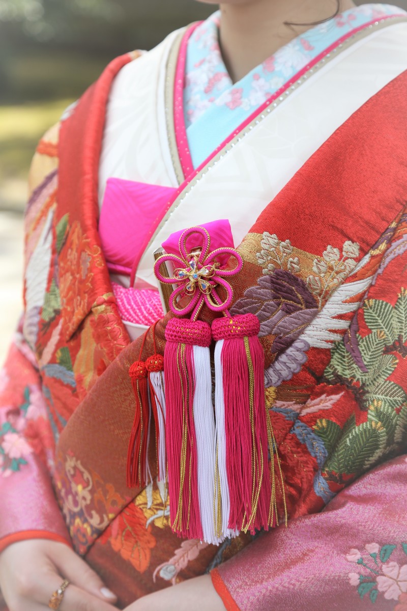 ピンクで揃えて