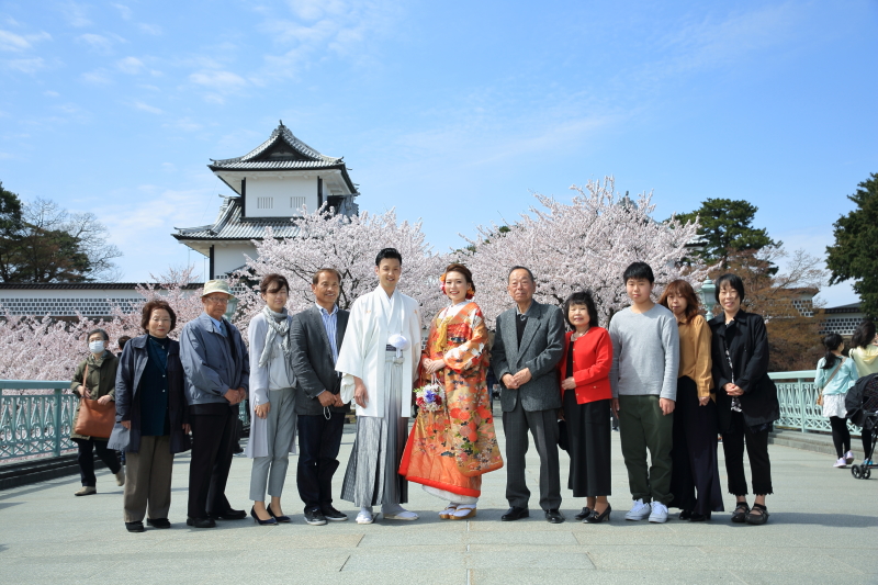 金沢 桜ロケーション撮影