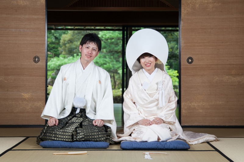 庭園貸し切りで