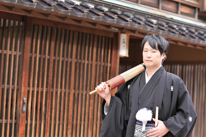 新郎様もソロ撮影