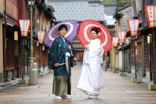 金沢　雨のロケーション撮影