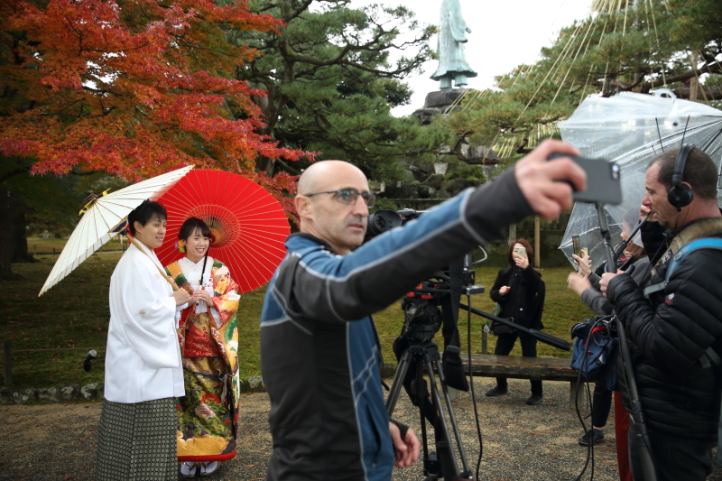 テレビ取材