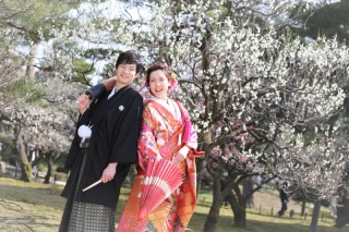 金沢　兼六園の梅林