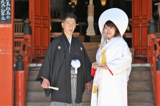 金澤神社で白無垢撮影