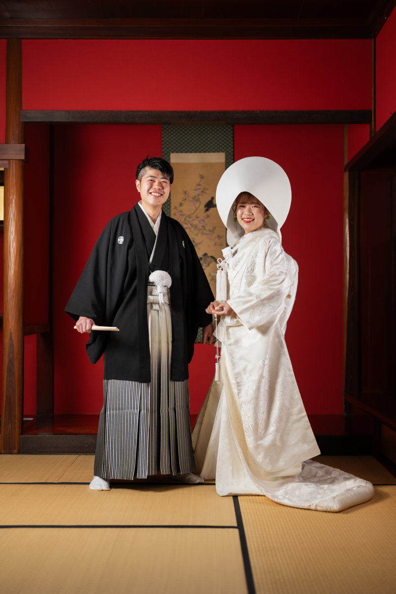 まず、お引きずり姿で