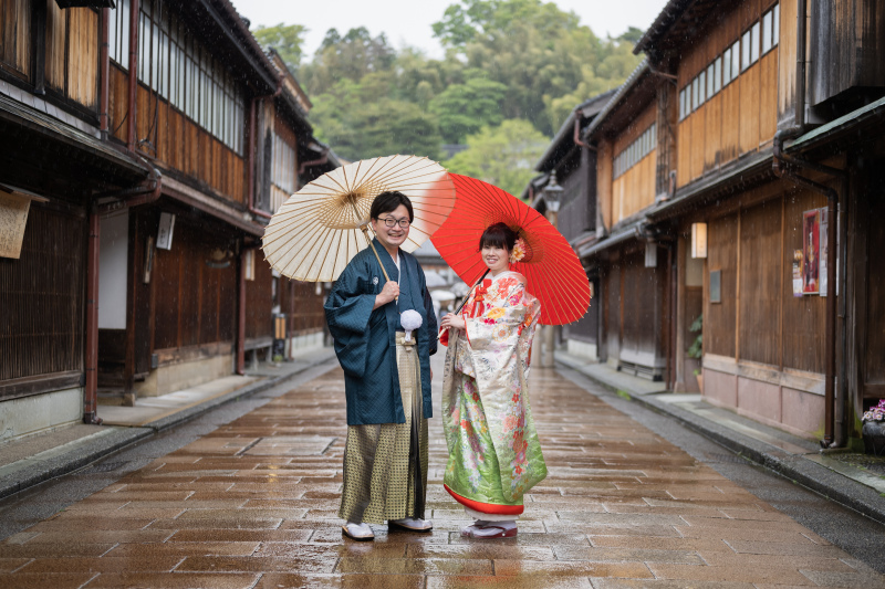あいにくの雨