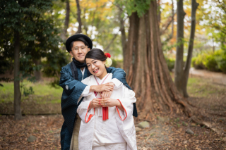 大正ロマン風な新郎様