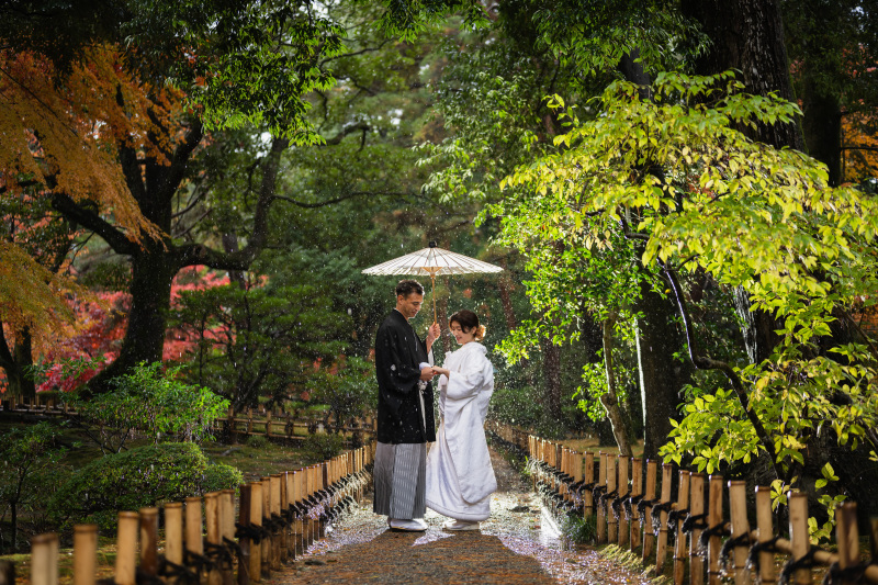 あいにくの雨