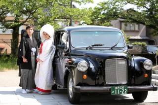 ロンドンタクシーで