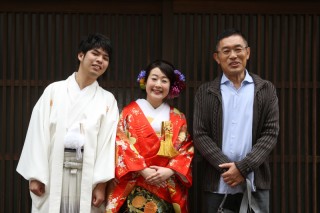 タレントさんと撮影