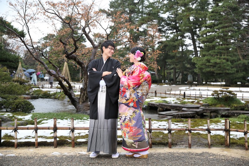 モデル体型の二人