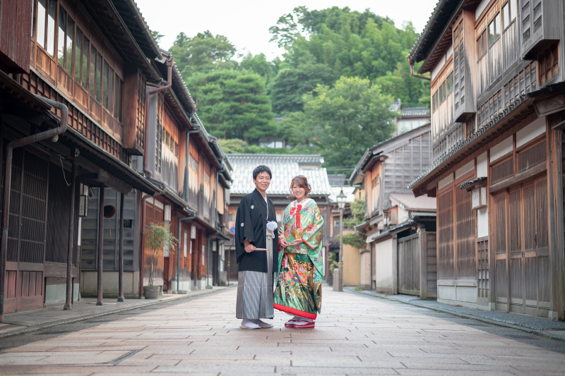 メイン通りで撮影