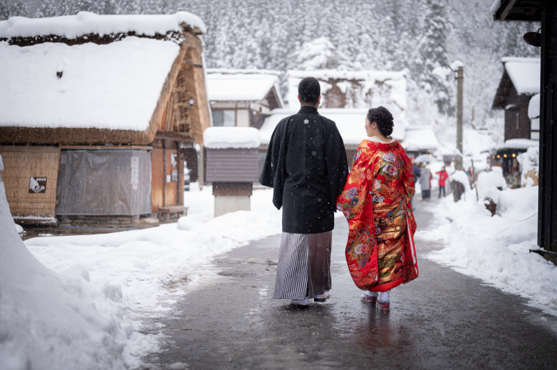 やっと降った雪
