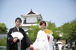 兼六園のロケ撮影