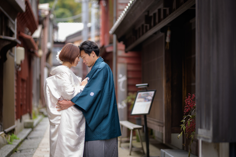 向き合って