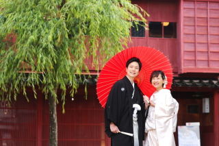 ひがし茶屋街ロケ