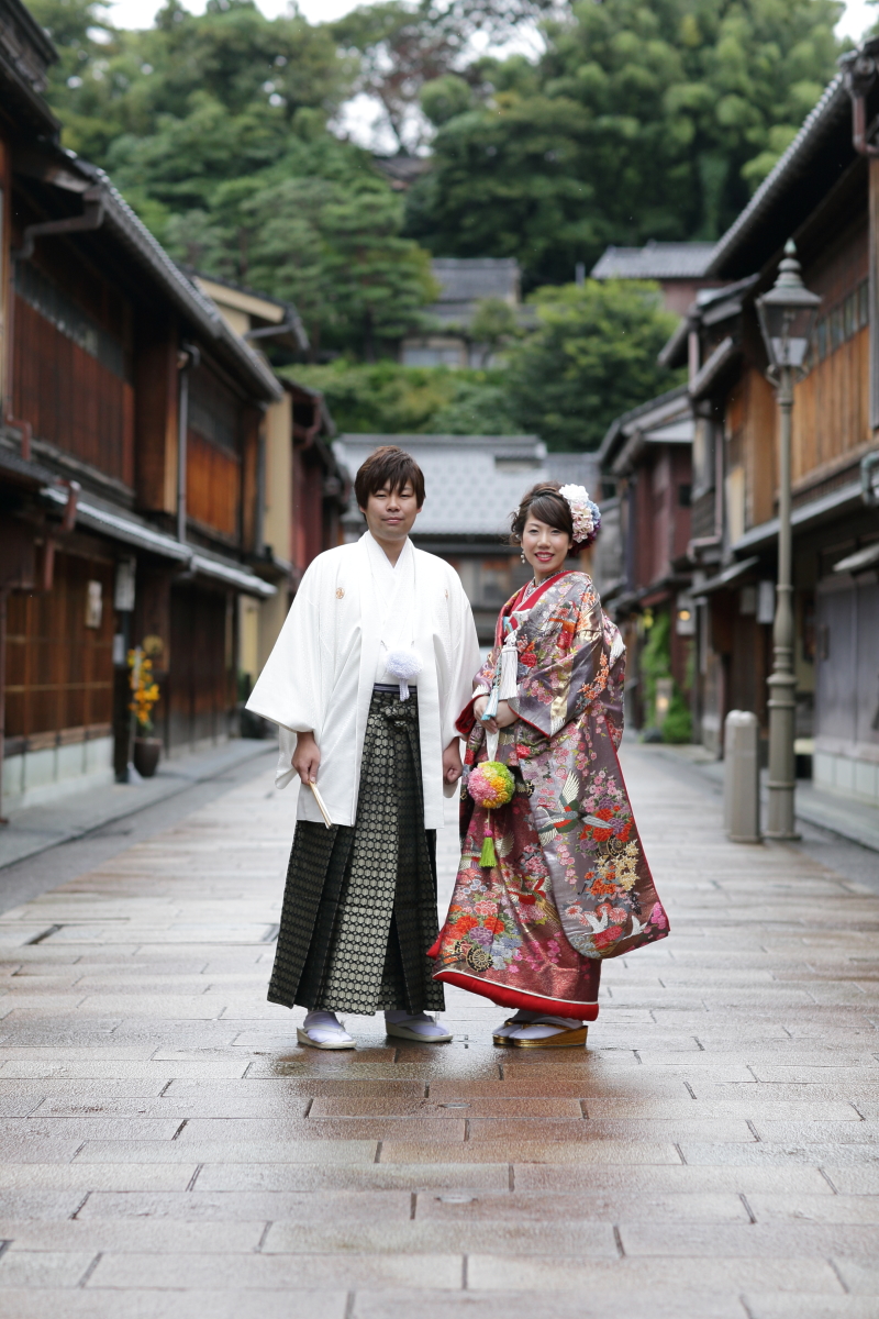 小雨の中での撮影