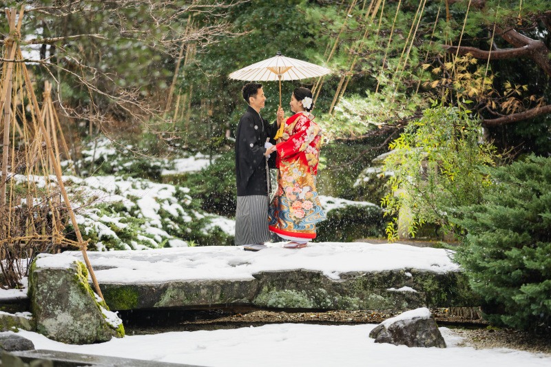 雨や雪でも大丈夫。雨天での素敵な撮影が出来ます