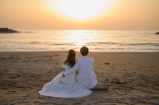 アート工房_海のロケーション撮影