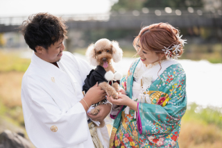 ペットとの撮影