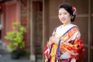 新婦様のメイク打ち合わせ