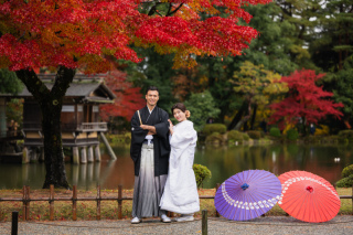 アート工房_紅葉の兼六園