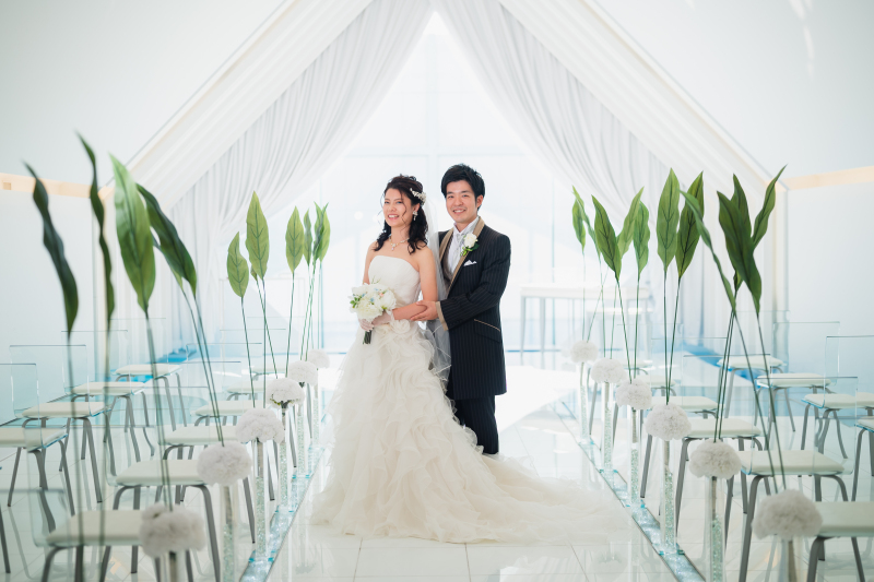 【レギュラープラン】洋装撮影!「チャペルロケーション撮影プラン」挙式さながらの写真も撮影します。ご家族の参加もOK!会場使用料込