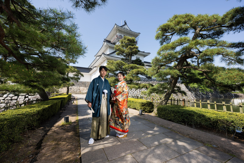 【レギュラープラン】【富山で着付スタート】城址公園和装プラン