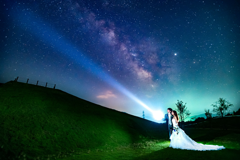【サマー限定星空ロケプラン】洋装1点！★★満天の星空や天の川の撮影は一生の思い出に残ること間違いなし。再撮影無料。