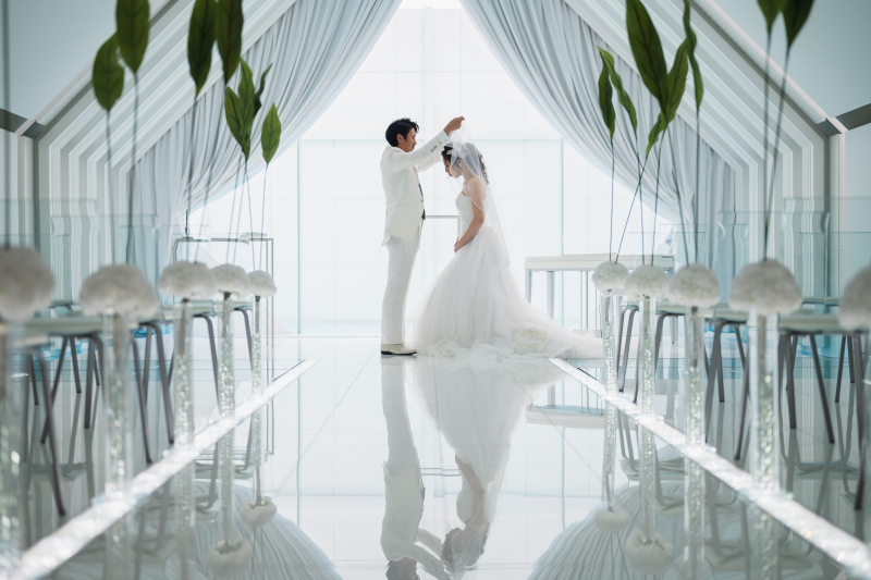 【チャペル結婚式プラン】ホテルでのチャペル式+衣装+撮影+美容着付のセットプラン。親族、友人列席OK!