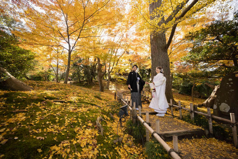 【まだ間に合う・紅葉プラン】和装1点 紅葉の兼六園スポットプラン!