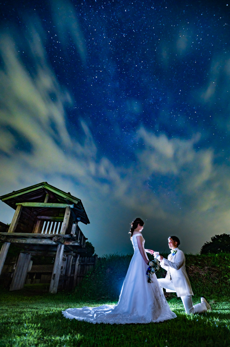 【サマー限定星空ロケプラン】洋装1点！★★満天の星空や天の川の撮影は一生の思い出に残ること間違いなし。再撮影無料。