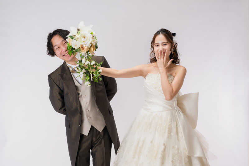 【冬割プラン】寒くても安心！洋装スタジオ撮影！期間限定の特別価格。式を挙げてない方に2人の記念撮影を