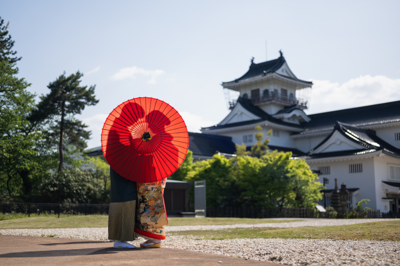 【レギュラープラン】【富山で着付スタート】城址公園和装プラン