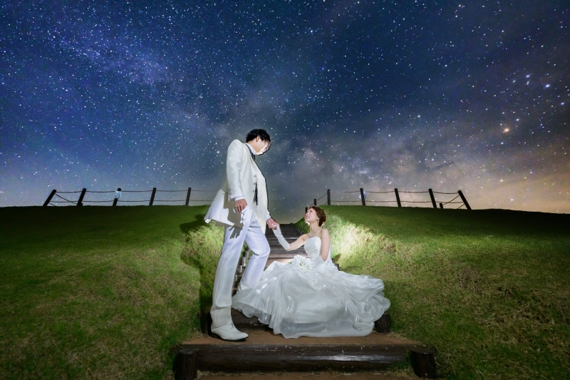 【サマー限定星空ロケプラン】洋装1点！★★満天の星空や天の川の撮影は一生の思い出に残ること間違いなし。再撮影無料。