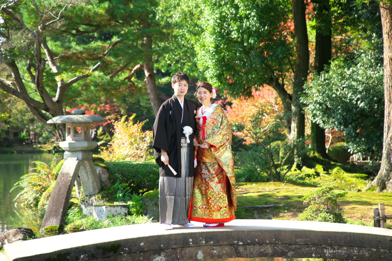 【まだ間に合う・紅葉プラン】和装1点 紅葉の兼六園スポットプラン!