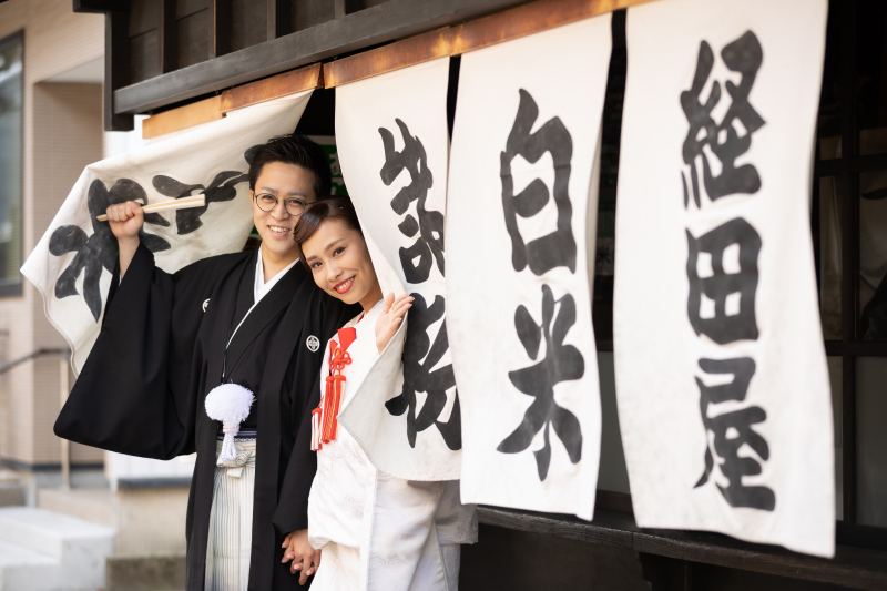 【まだ間に合う・紅葉プラン】和装2着で2ヵ所撮影!ひがし茶屋の街並みと兼六園の紅葉撮影。