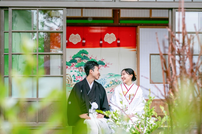 花集枝垂桜(白無垢)