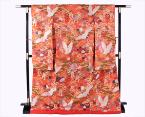 22 飛翔オレンジに御所車