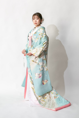 23 桜におしどり