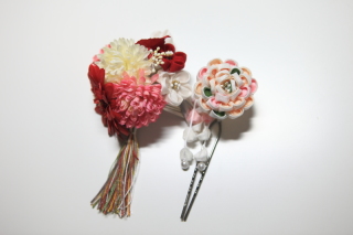 和装　髪飾り　つまみ細工6