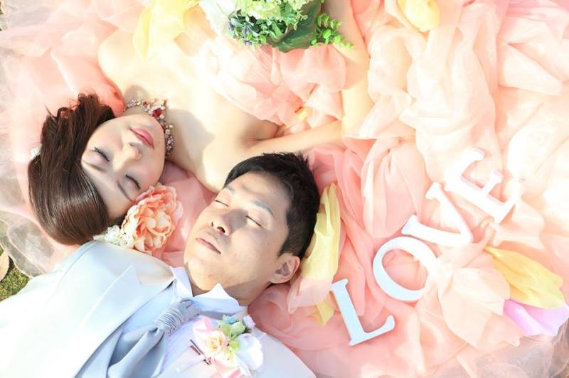 紅葉ドレスロケーションフォト