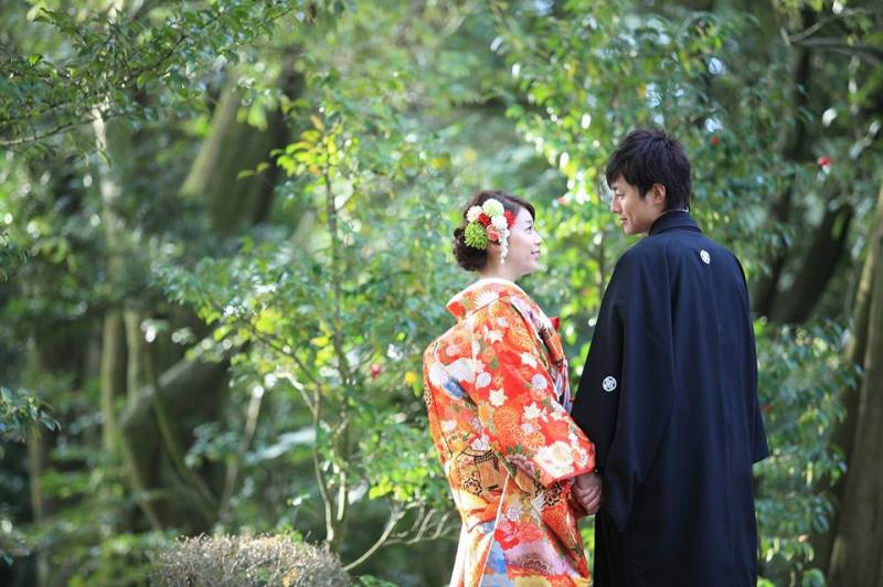 見つめ合うお二人