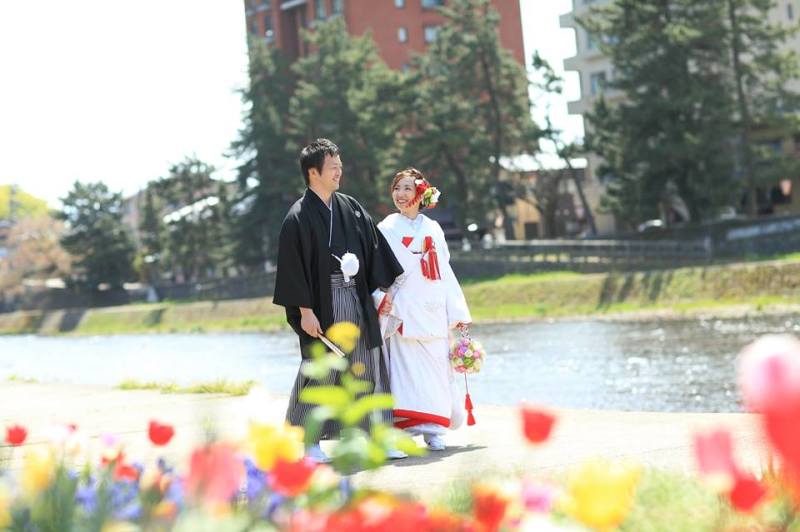 白無垢和装ロケーションフォト