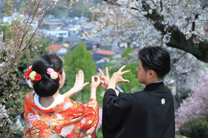 兼六園和装ロケーションフォト