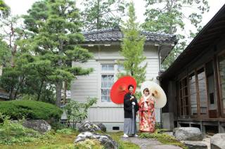 和室庭園貸切ロケーションフォト