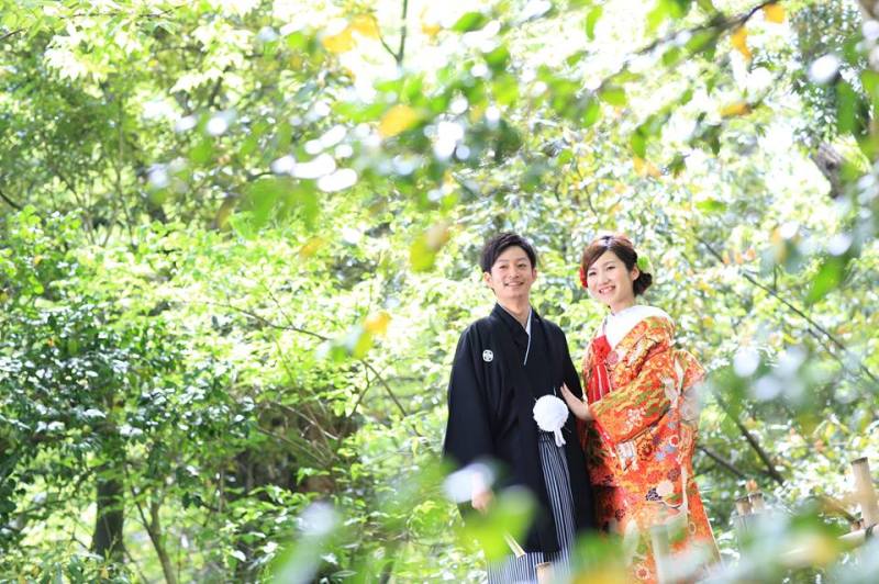 新緑和装ロケーションフォト