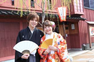 ひがし茶屋街ロケーションフォト