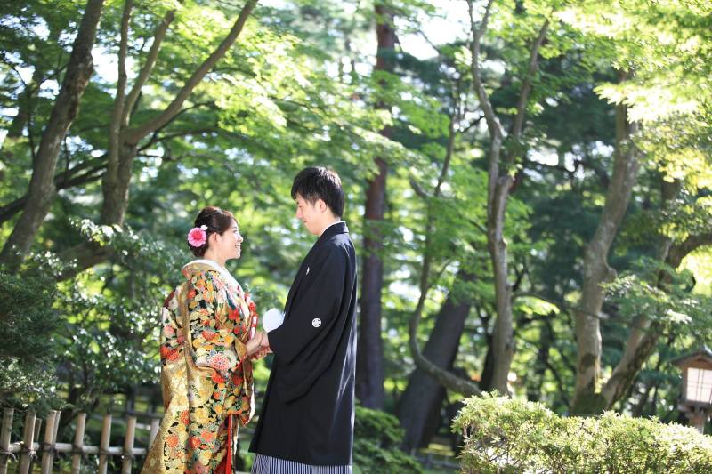 見つめ合うお二人